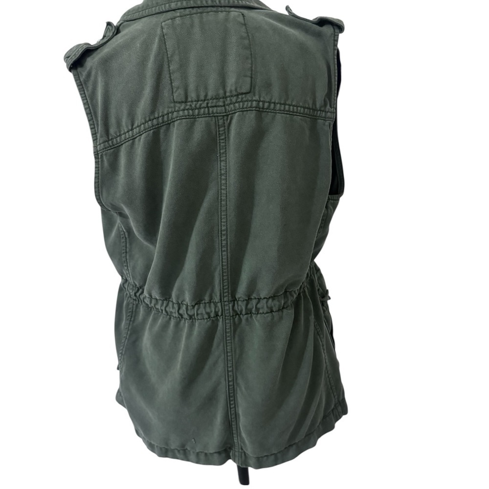 American Eagle Outfitters Green Utility Jacket Functional Design - Picture 3 of 4